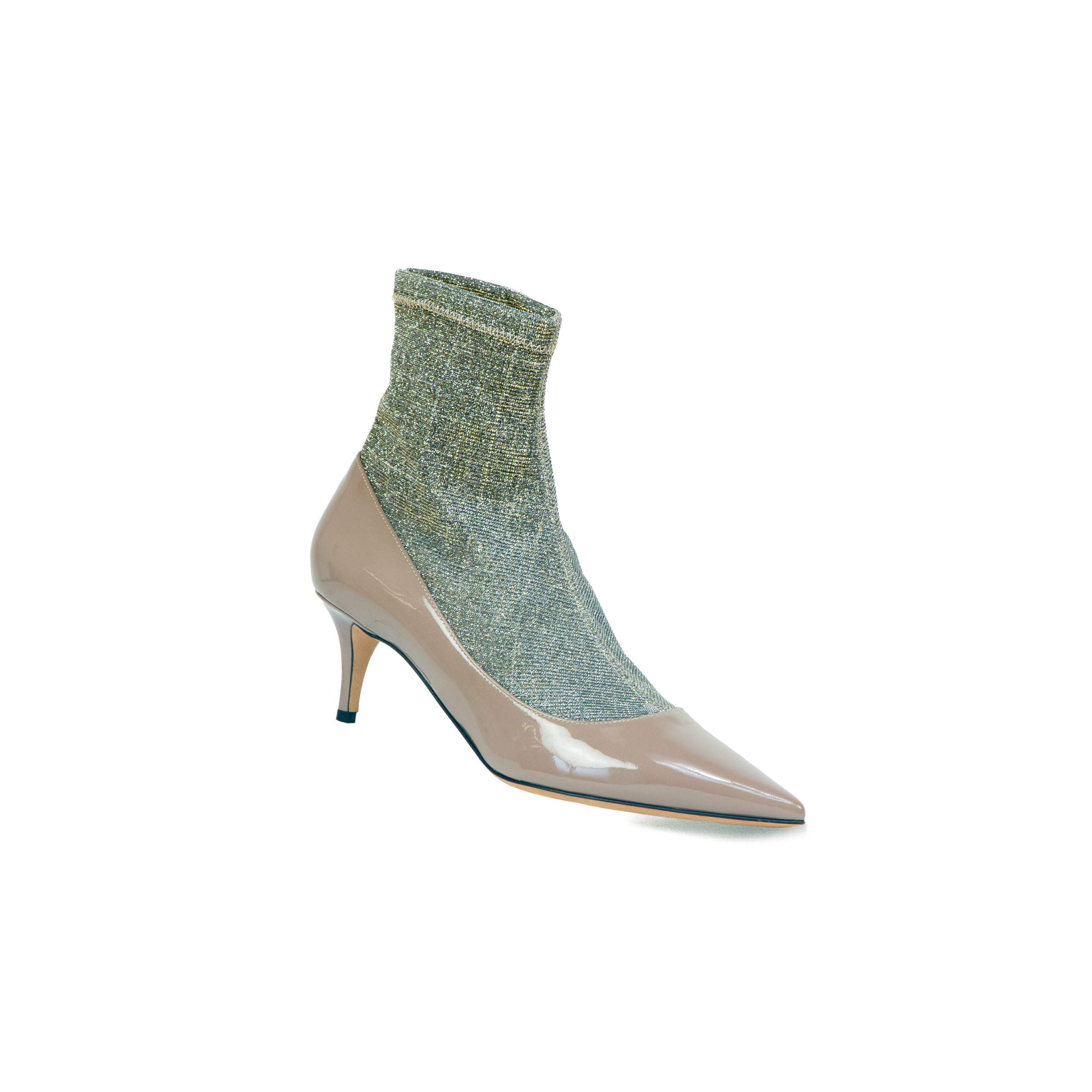 ART.7602 VERNICE TAUPE+CALZA GALAXIA