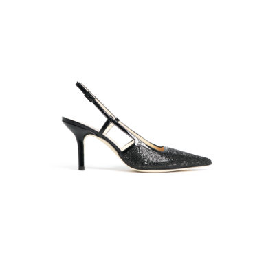 Sandalo Slingback in Crystal
