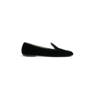 Slipper Velluto Nero