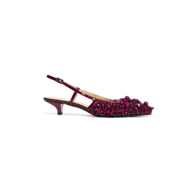 Décolleté slingback sable