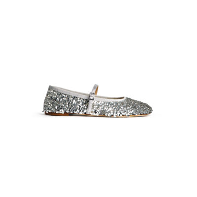 Ballerina in Paillettes Argento