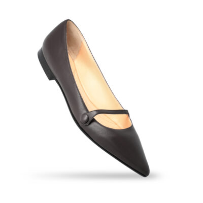 Ballerina Nappa Chocolate