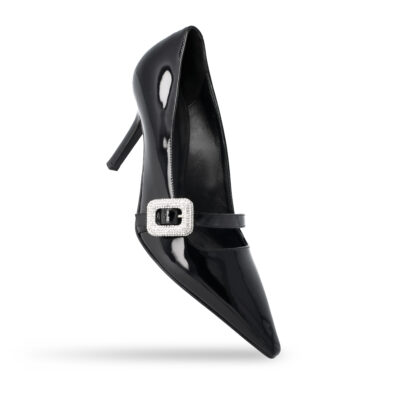 Decolletè Vernice Nero con accessorio