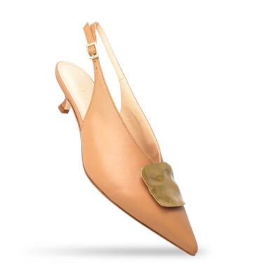 Slingback Nappa Camel