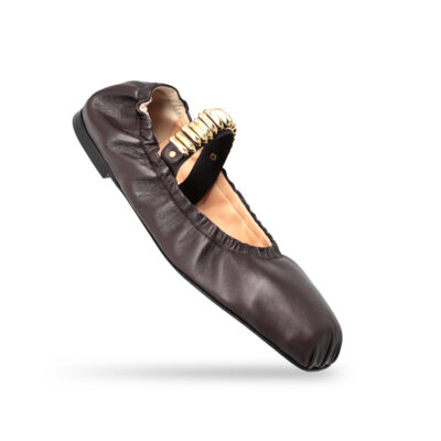 Ballerina Nappa Chocolate