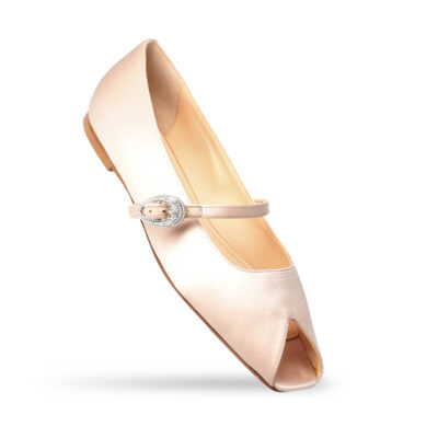Ballerina raso Cipria