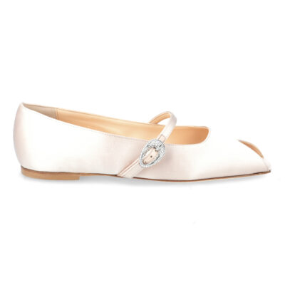 Ballerina raso Cipria