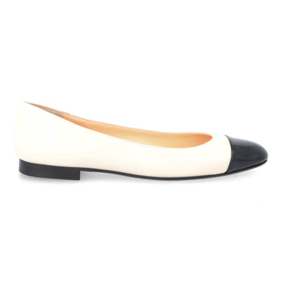 Ballerina vernice Nera e Nappa Roccia