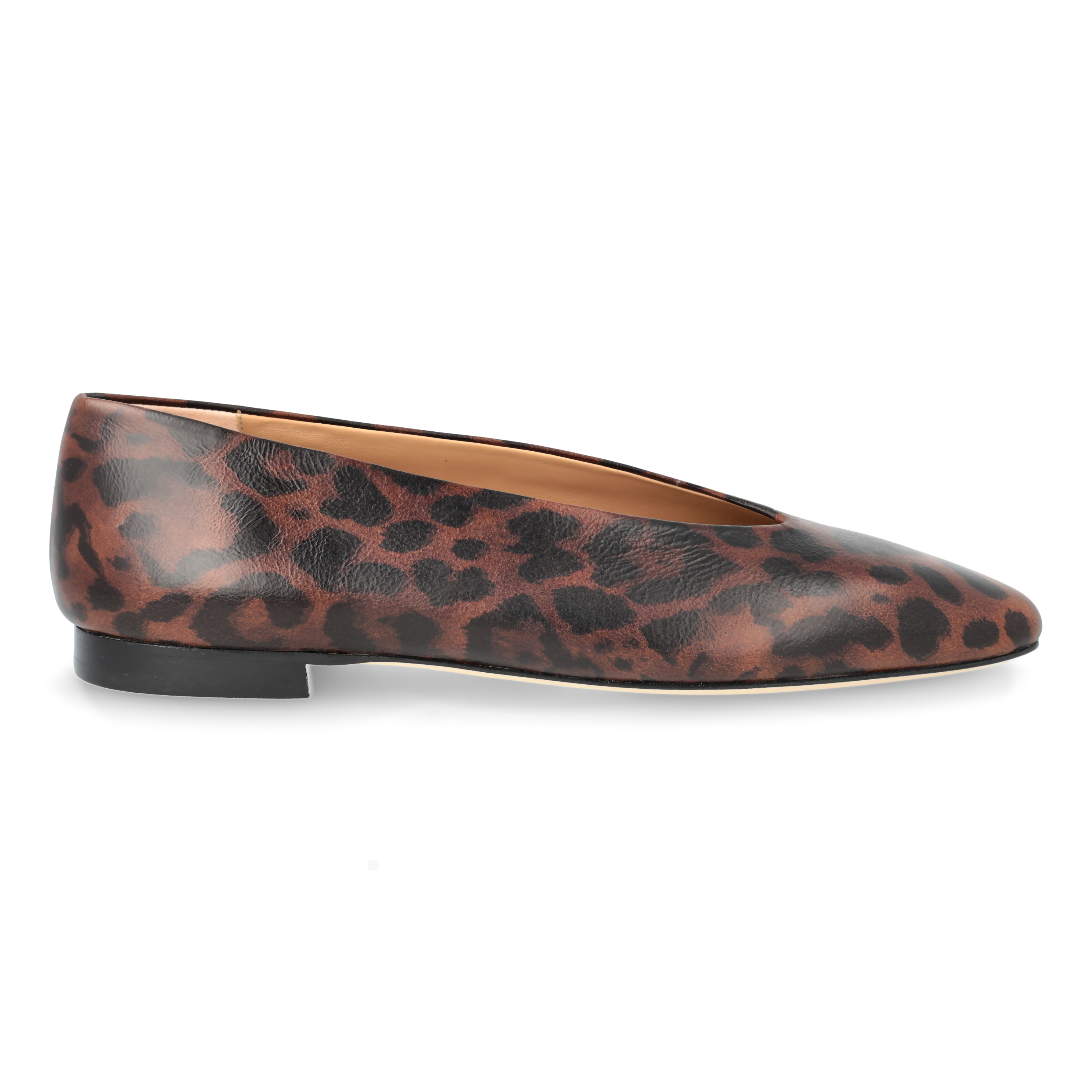 Ballerina in Leopard-Print Leather - Image 1