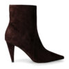 Ankle Boot in Chocolate Daino Leather - Thumbnail Image 1