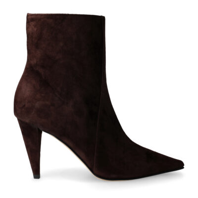 Ankle Boot in Chocolate Daino Leather