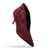 Stivaletto in camoscio borgogna - Thumbnail Image 2