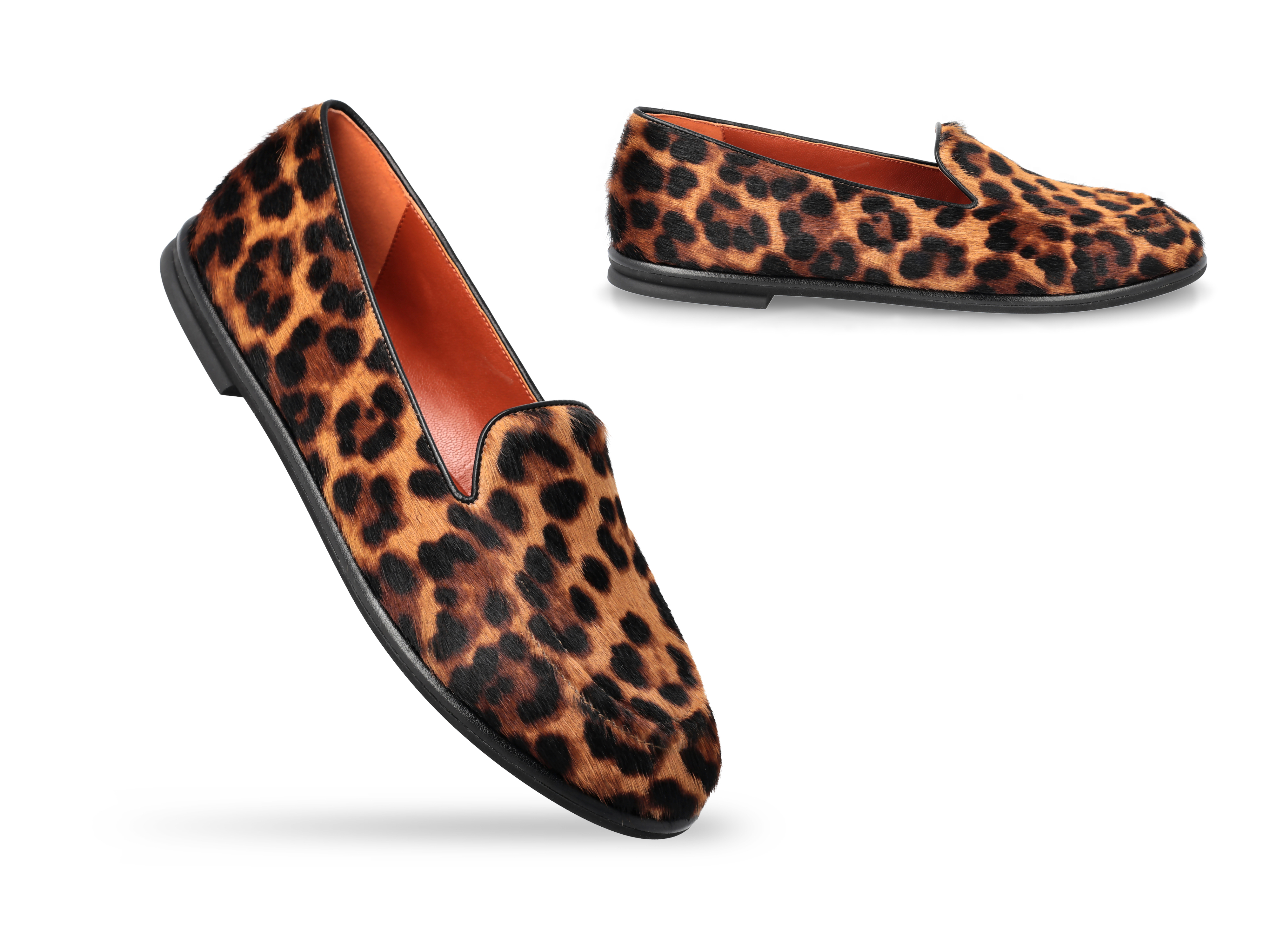 Mocassino in cavallino leopardato - immagine 3
