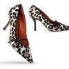 Décolleté in cavallino maculato Beige Grey - Thumbnail Image 3