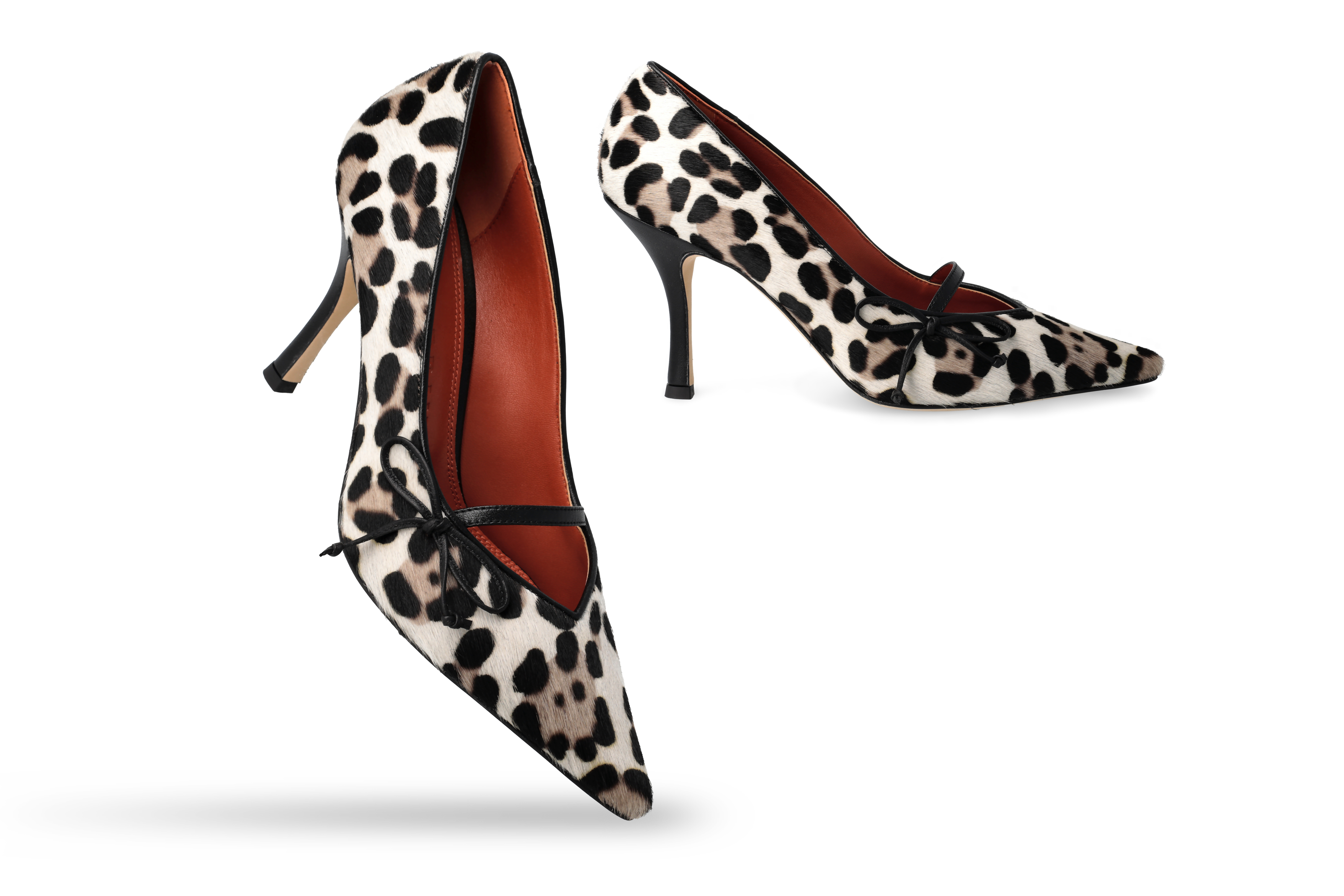 Décolleté in cavallino maculato Beige Grey - immagine 3