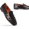 Mocassino in pelle effetto coccodrillo - Thumbnail Image 3
