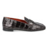 Mocassino in pelle effetto coccodrillo - Thumbnail Image 1